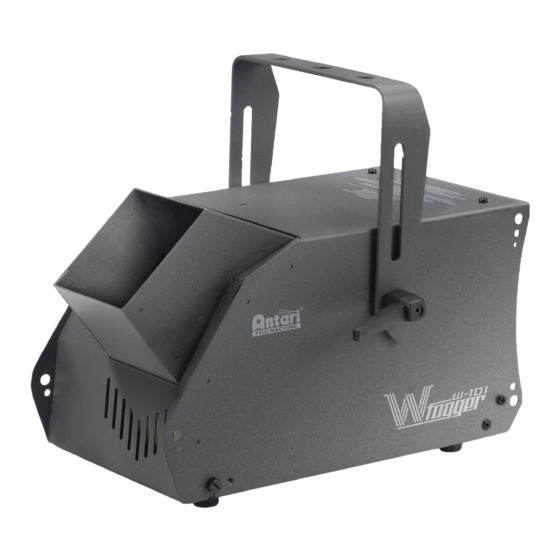 Antari W-101 User Manual