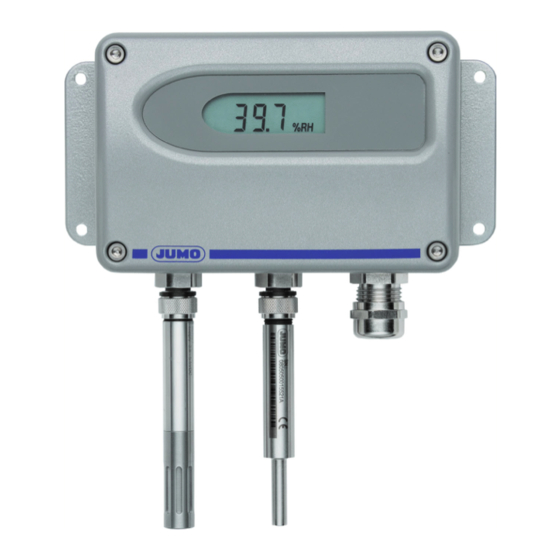 JUMO B 90.7027.1 Operating Instructions Manual