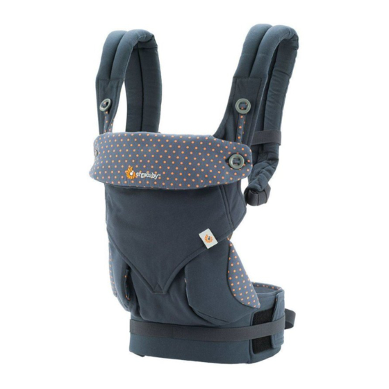 ergobaby FOUR POSITION 360 CARRIER Instruction Manual