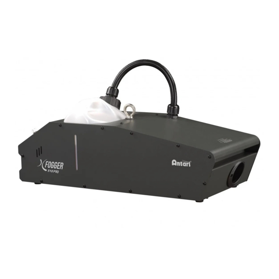 Antari Fogger X-510II User Manual