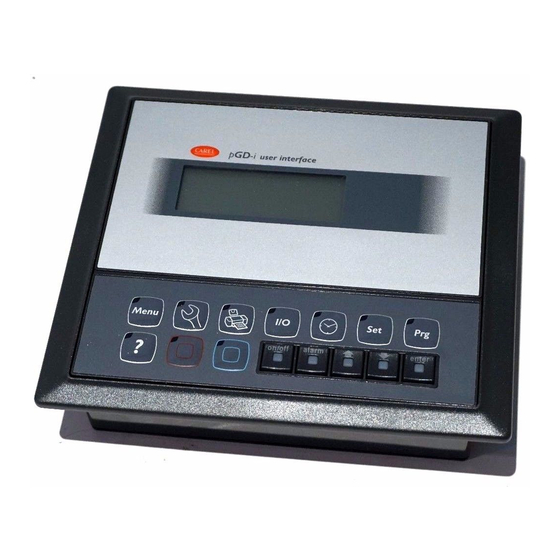 Carel PGD0000I00 Quick Start Manual