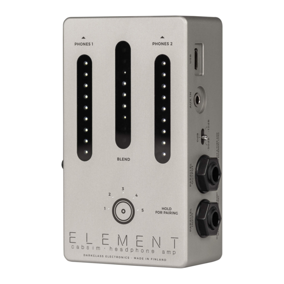 Darkglass ELEMENT User Manual