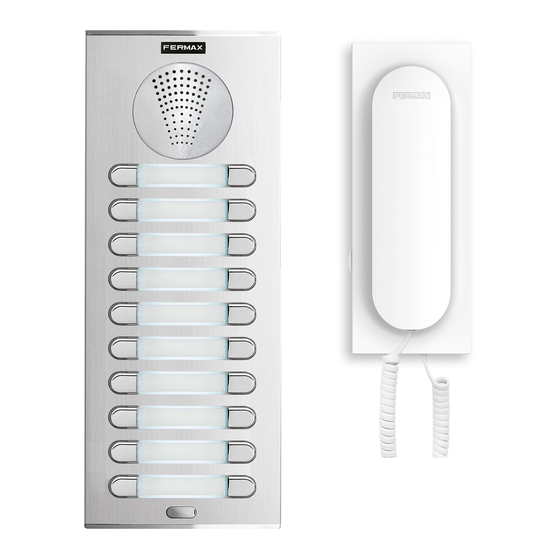 Fermax CITYLINE 4+n Quick Start Manual