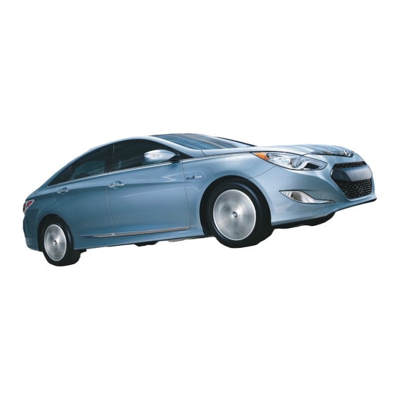 Hyundai SONATA HYBRID Quick Reference Manual