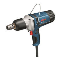 Bosch GDS 18 E Professional Original Instructions Manual
