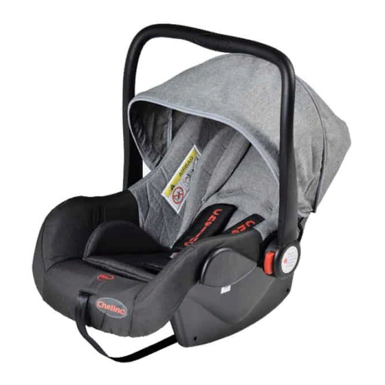 Chelino racer 2024 car seat manual