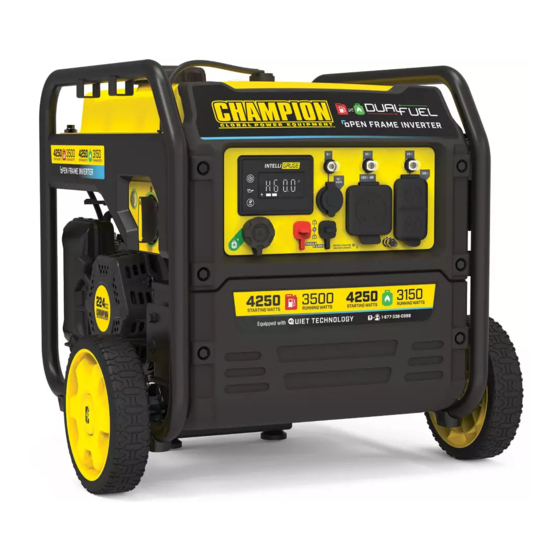 Champion Global Power Equipment 201057 Quick Start Manual
