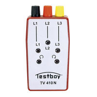 Testboy 4028532200411 Instructions Manual