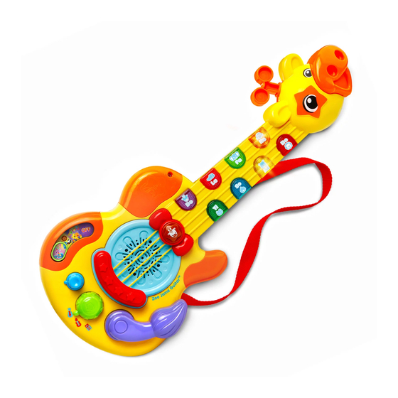 VTech Zoo Jamz Guitar Instruction Sheet