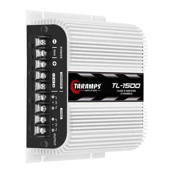 Taramps TL-1500 Manuals