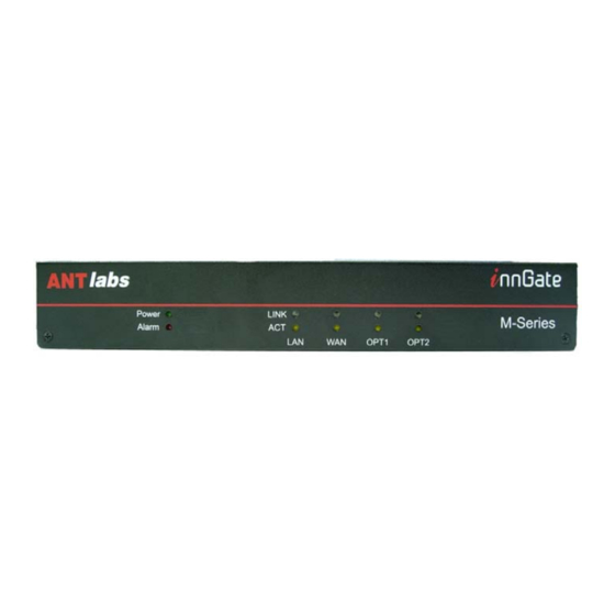 ANTlabs InnGate 3 M-series Administrator's Manual