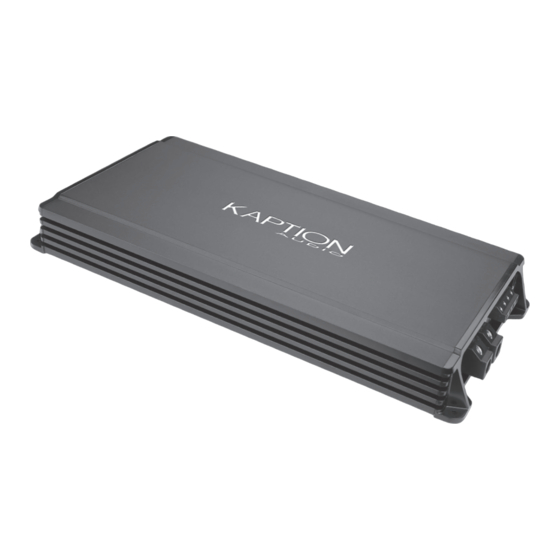 Kaption Audio 570-MKZ2000X1 Owner's Manual