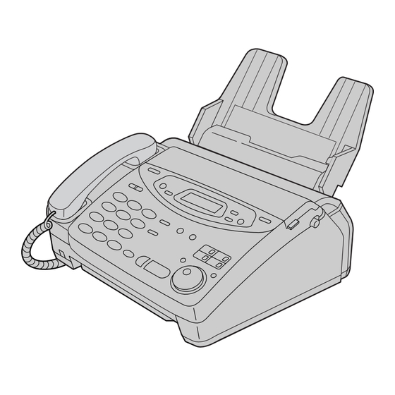 Panasonic KX-FP121 Operating Instructions Manual