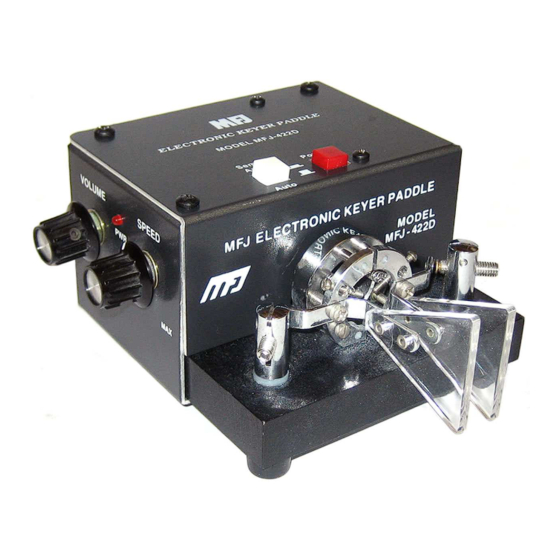 MFJ -422DX Instruction Manual