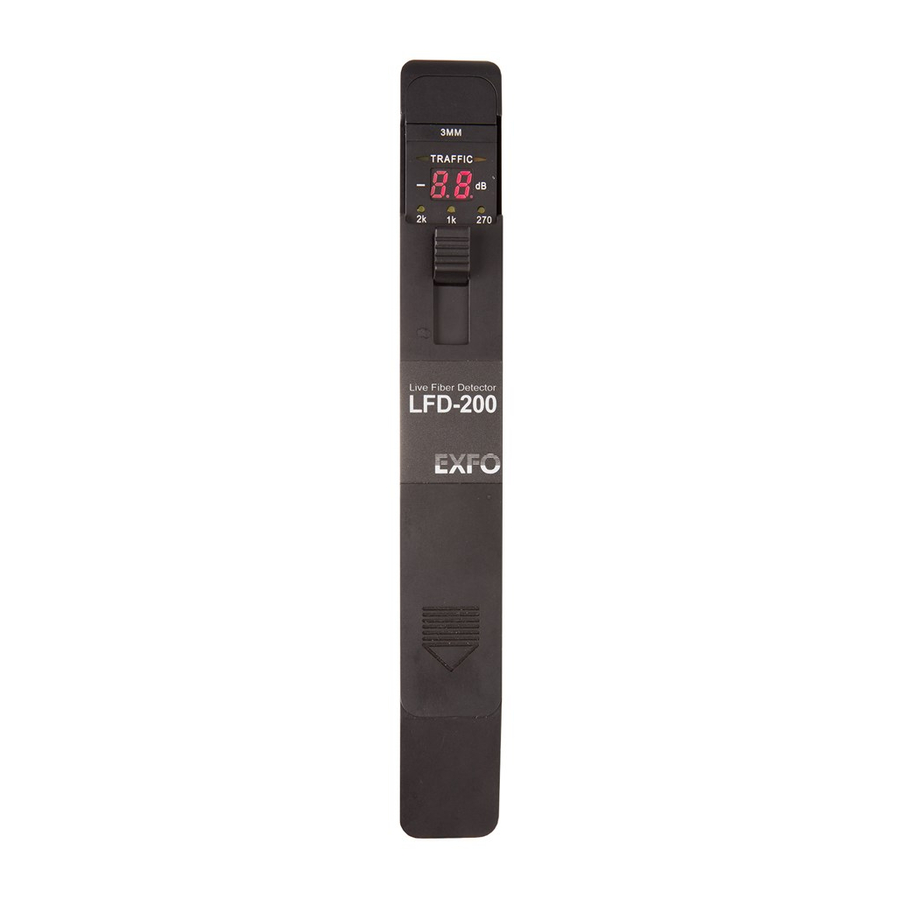 EXFO LFD-200 Manual