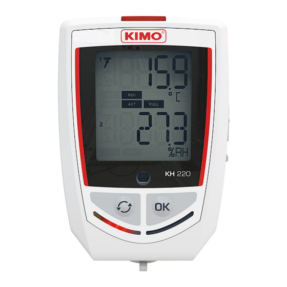Kimo KT 220 User Manual