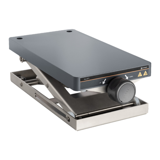 Heidolph Lab jack e-Lift Manuals