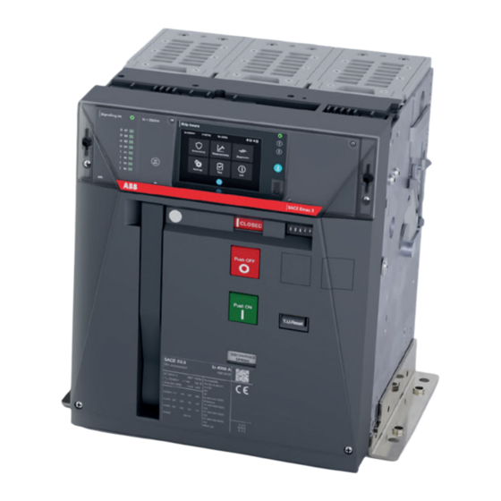 ABB SACE EMAX 3 E1.3 OPERATING INSTRUCTIONS MANUAL Pdf Download ...