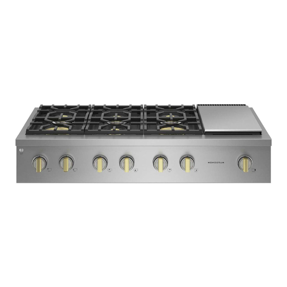 GE ZGU364LDP2SS Gas Rangetop Manuals