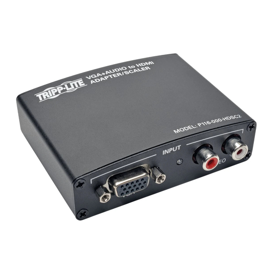 Tripp Lite P116-000-HDSC2 Owner's Manual