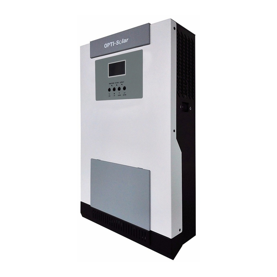 opti-solar SP5000 Brilliant Plus Series User Manual