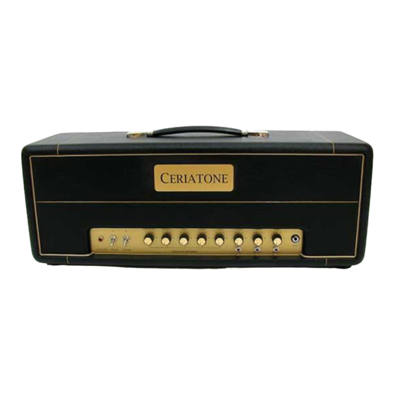 Ceriatone Chupacabra HRP Series User Manual
