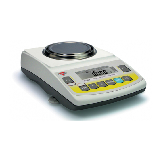 Torbal AGC Series Quick Reference Manual