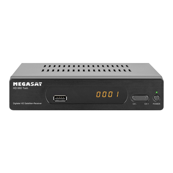 Megasat HD 660 Twin User Manual