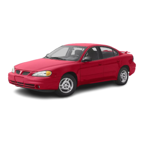 Pontiac 2003 Grand Am Owner's Manual