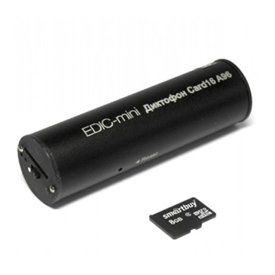 EDIC-mini Card Series Short Operating Instruction