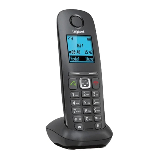 Gigaset A540H Manual