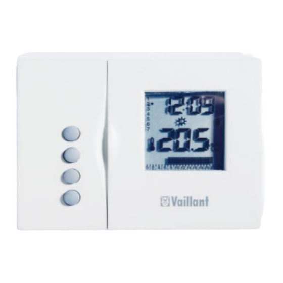 Vaillant VRT 330 Manual