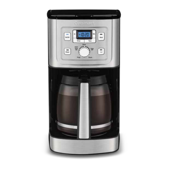 Cuisinart 14-Cup Programmable Coffeemaker CBC-7200PC Manual