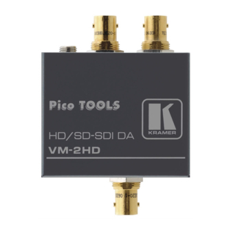 Kramer Pico TOOLS VM-2HD User Manual