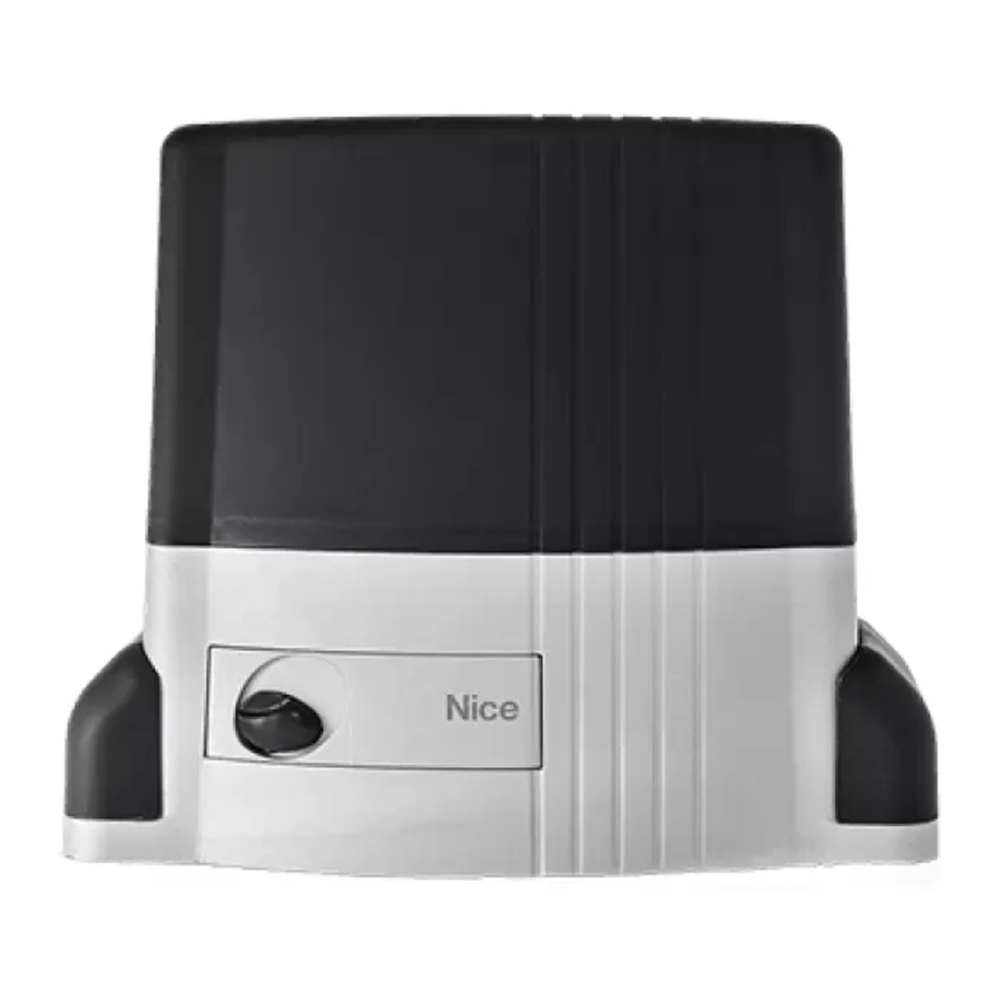 Nice robo, thor, smxi Manual