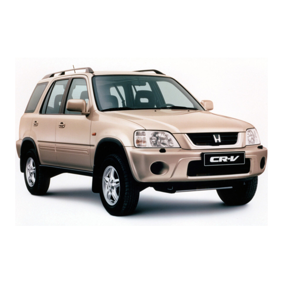 Honda 2000 CR-V Online Reference Owner's Manual