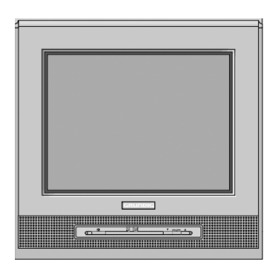 Grundig ELEGANCE 15 FLAT MF 40-2501/5 TEXT Manual