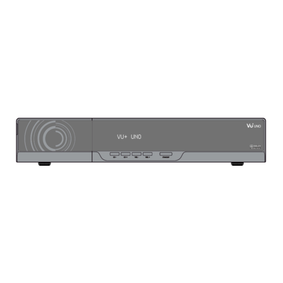 Vu+ UNO User Manual