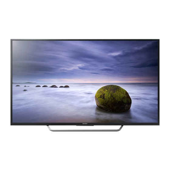 Sony Bravia KD-49XD7005 Manual