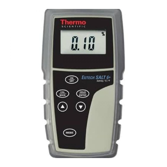 Thermo Scientific Eutech COND 6+ Operation Instructions