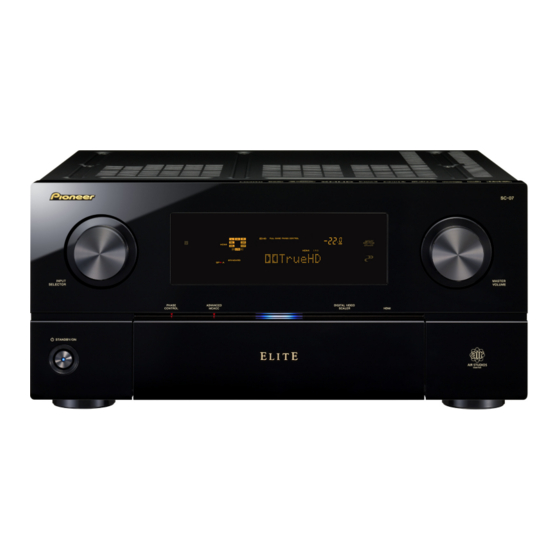 Pioneer SC-07 Service Manual