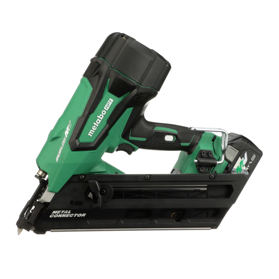Metabo HPT Strap-Tite NR3665DA Instruction And Safety Manual