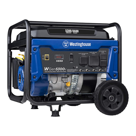 Westinghouse WGen5300v User Manual