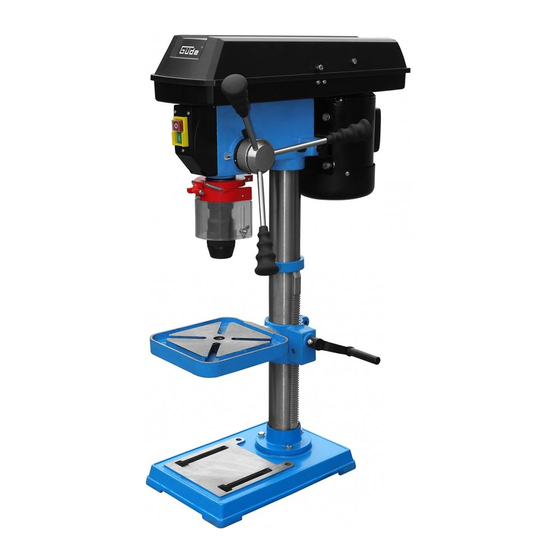 Gude GTB 16/605 Bench Drill Manuals
