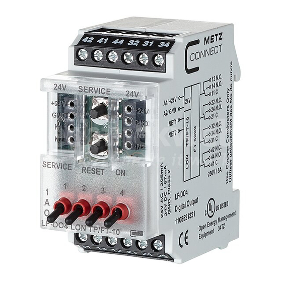 Metz Connect Logline LF-DO4 Quick Start Manual