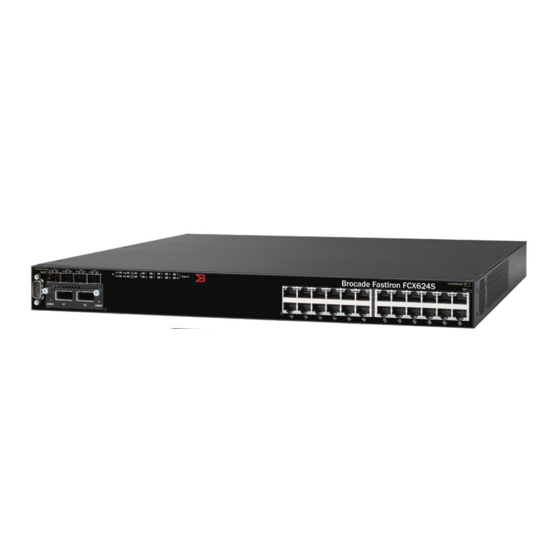 Brocade Communications Systems FCX624S-HPOE Step-By-Step Manual