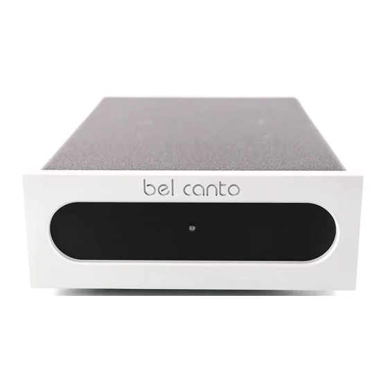 Bel Canto e.One Series PHONO3VB Manuals