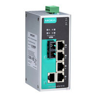 Moxa Technologies EtherDeviceEDS-P206A-4PoE-M-SC Quick Installation Manual