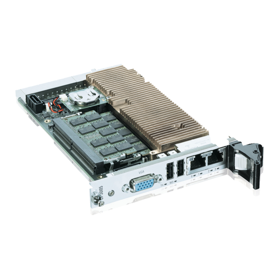 User Manuals: S&T Kontron CP3005 Series 3U CPU Board