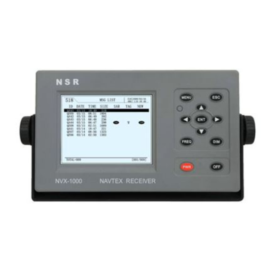 NSR Marine NVX-1000 User Manual
